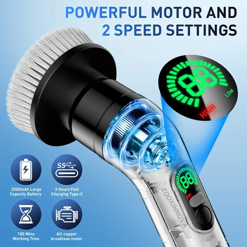 Velune Cordless Spin Scrubber